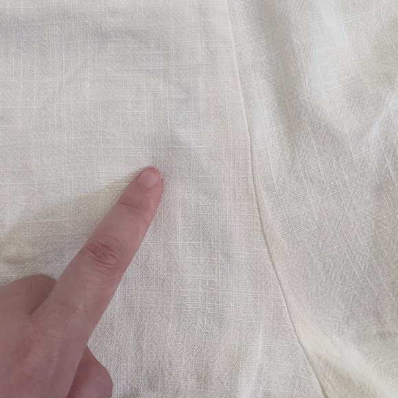 NWOT Princess Polly Linen-blend button up Romper - Picture 4 of 4